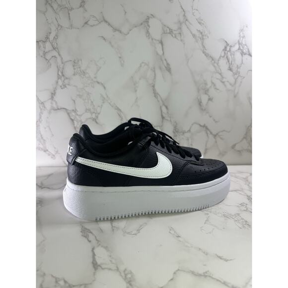 Nike Court Vision ALTA LTR Black Platform Sneakers DM0113-002 Women's Size 9 - Picture 4 of 6